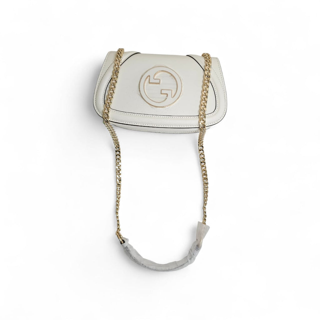 Mini Crossbody Bag with Gold Chain Strap