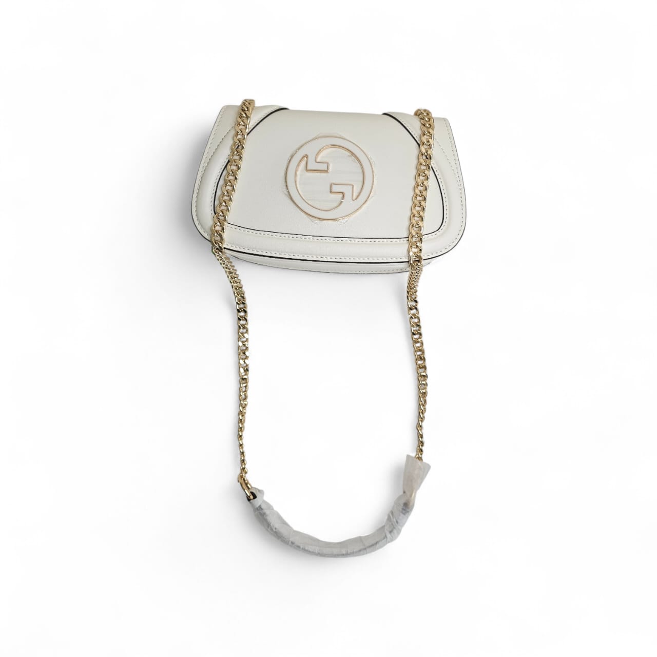 Mini Crossbody Bag with Gold Chain Strap