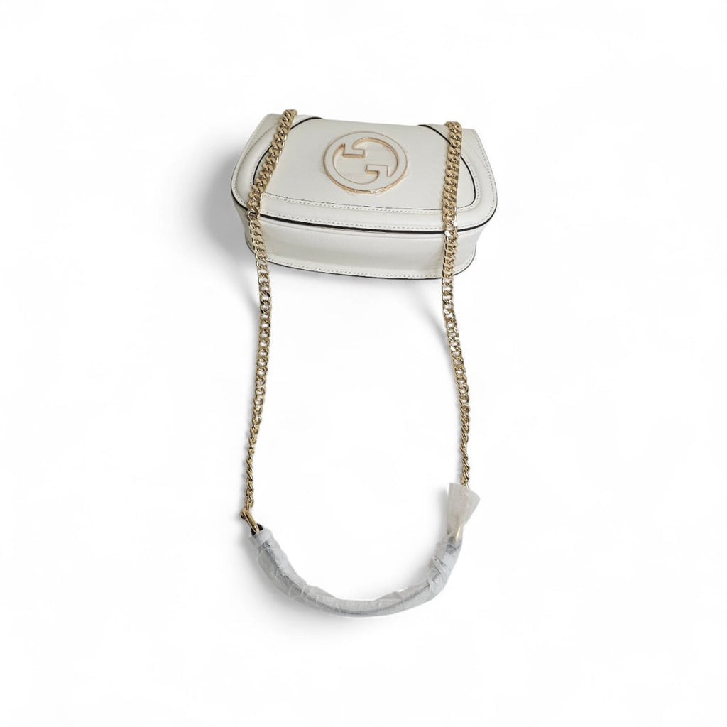 Mini Crossbody Bag with Gold Chain Strap