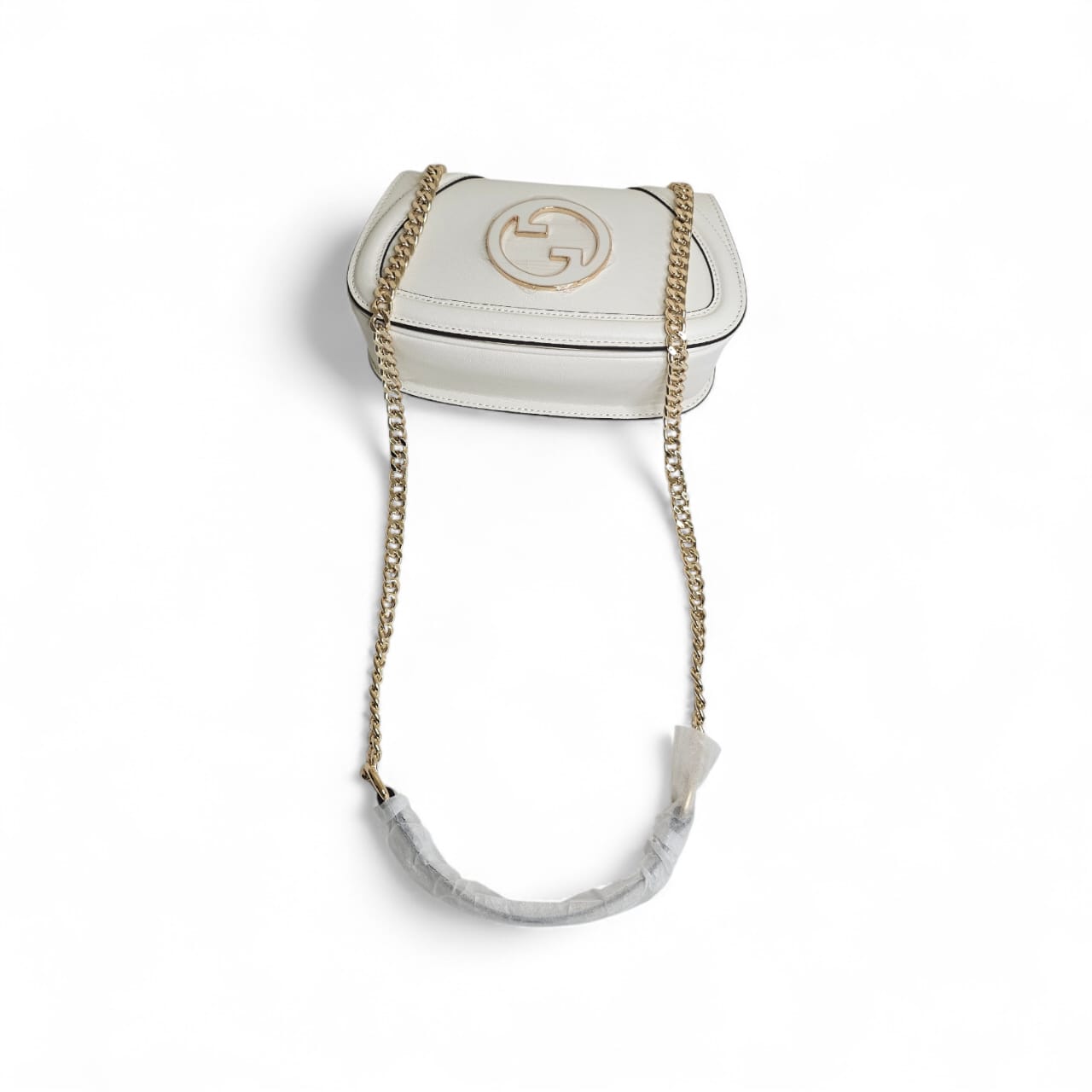 Mini Crossbody Bag with Gold Chain Strap