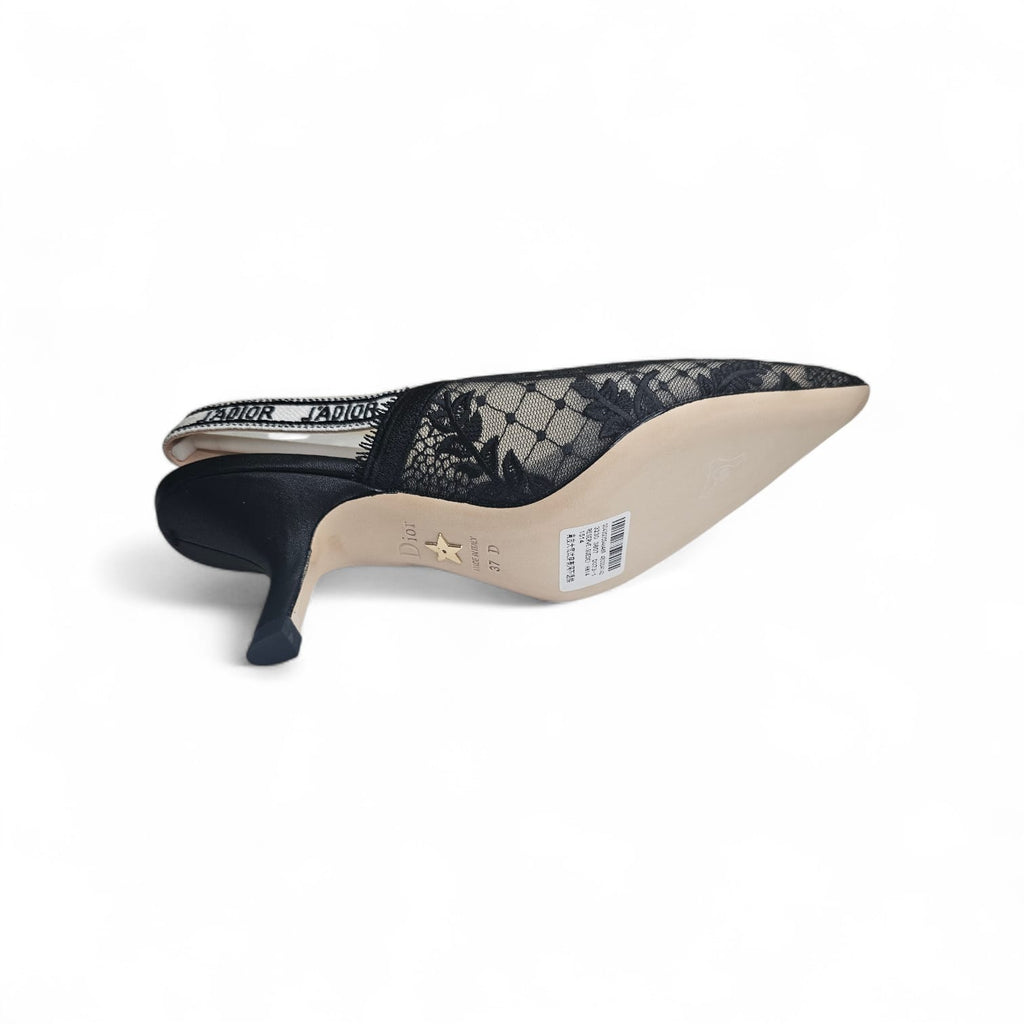 Black Lace J’Adior Slingbacks – 37