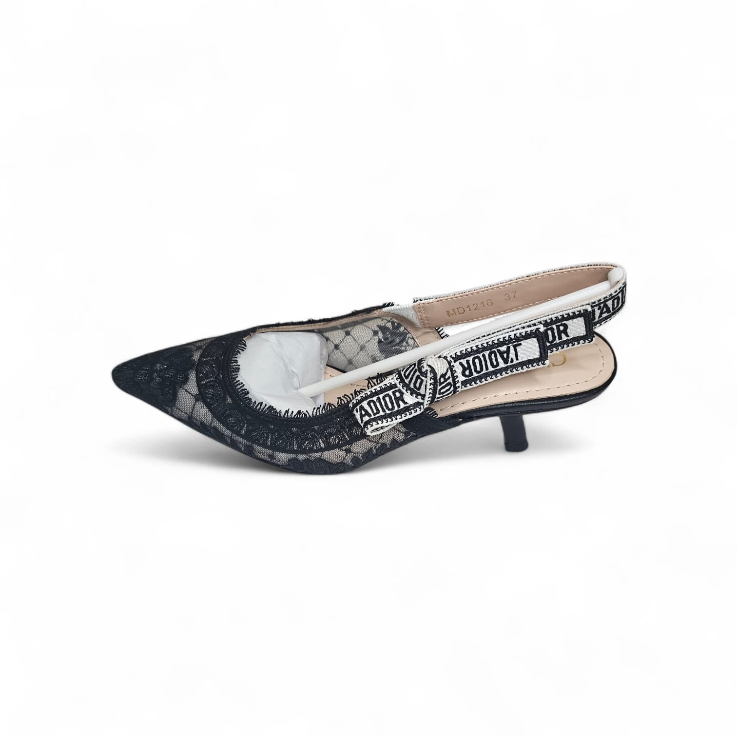 Black Lace J’Adior Slingbacks – 37